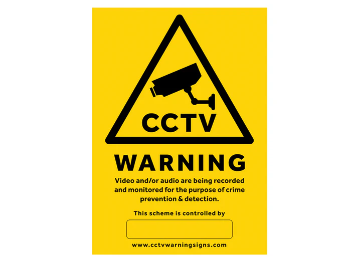 CCTV Warning Sign